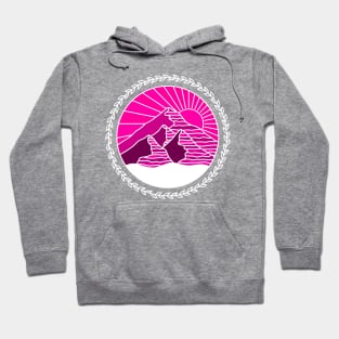 The Pink Mountains Hoodie